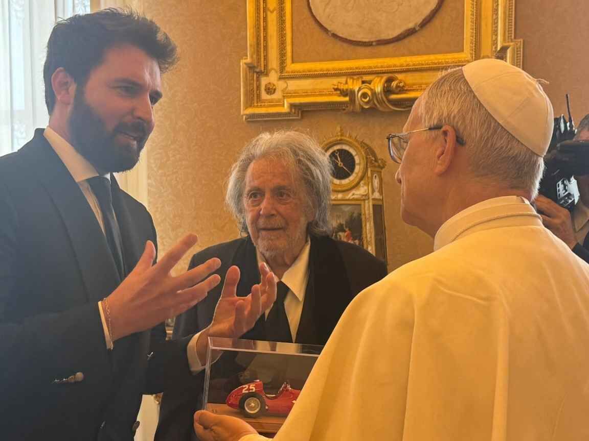 Al Pacino tem encontro histórico com o novo Papa Leão XIV no Vaticano