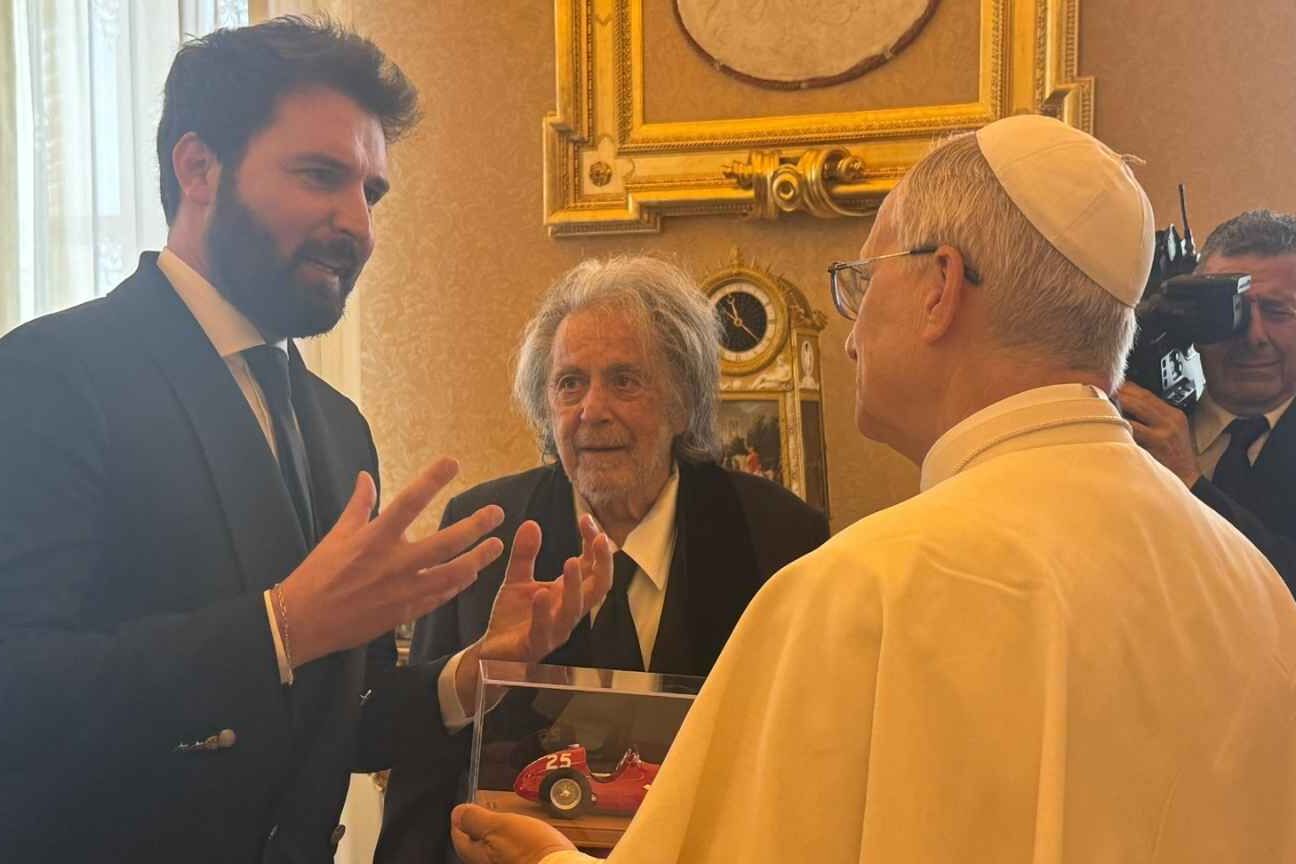 Al Pacino tem encontro histórico com o novo Papa Leão XIV no Vaticano