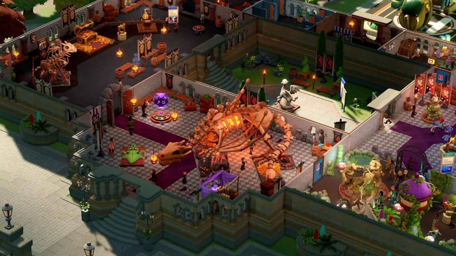 'Two Point Museum' anuncia 1º DLC com tema de fantasia medieval; veja data e novidades