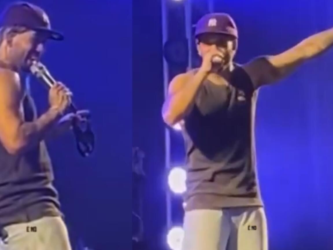 Solteiro, Zé Felipe ganha calcinha de fã em show e reação viraliza: 'É usada?'