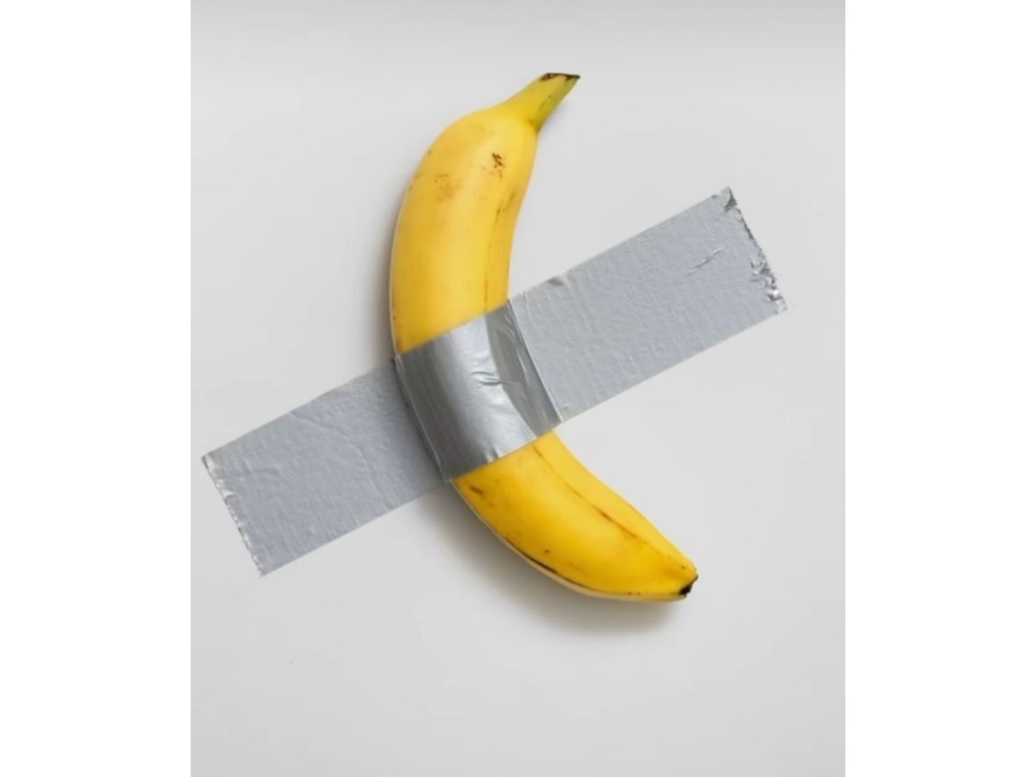 Banana de R$ 34 milhões é comida por visitante em museu e artista ironiza o caso