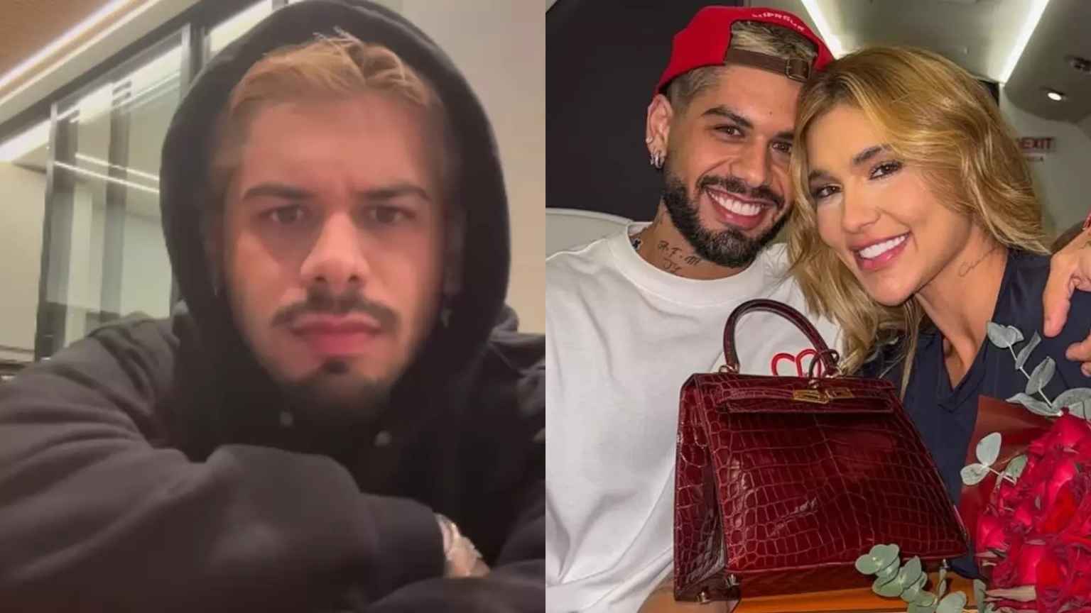 Zé Felipe compartilha música que tira sarro de seu término com Virginia e divide opiniões