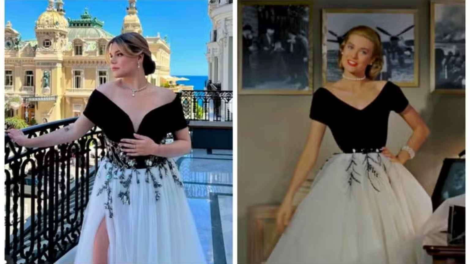 Neta de Grace Kelly recria look icônico de 'Janela Indiscreta' e encanta a web
