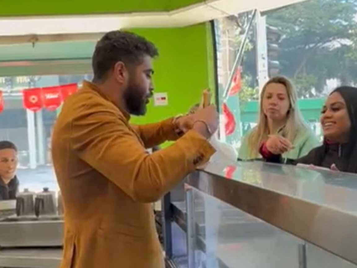 'Inimigo do fim', Henrique estende festa em padaria após show e serve salgados para fãs