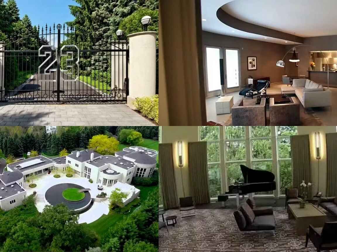 Aluguel da antiga casa de Michael Jordan com quadra oficial ultrapassa R$ 600 mil por semana