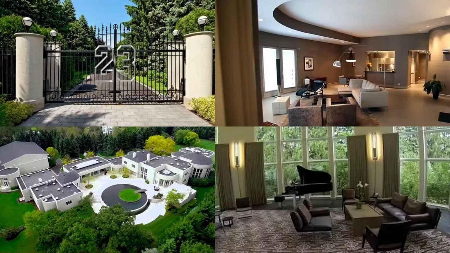 Aluguel da antiga casa de Michael Jordan com quadra oficial ultrapassa R$ 600 mil por semana