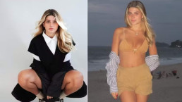Filha de Du Moscovis e Cynthia Howlett estreia como modelo e mãe se orgulha