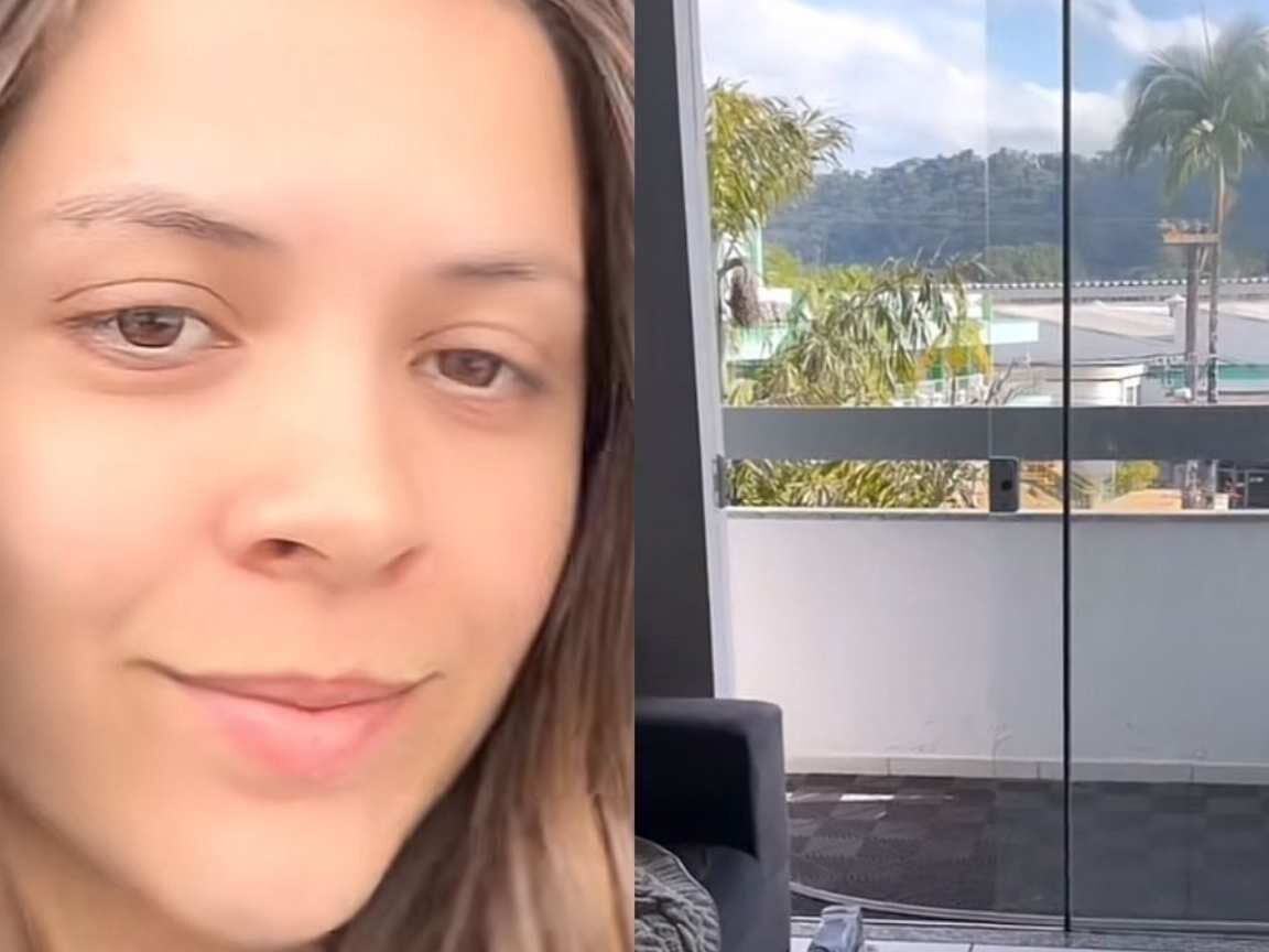 Empreendedora viraliza ao transformar varanda em quarto da filha para usar cômodo como estoque