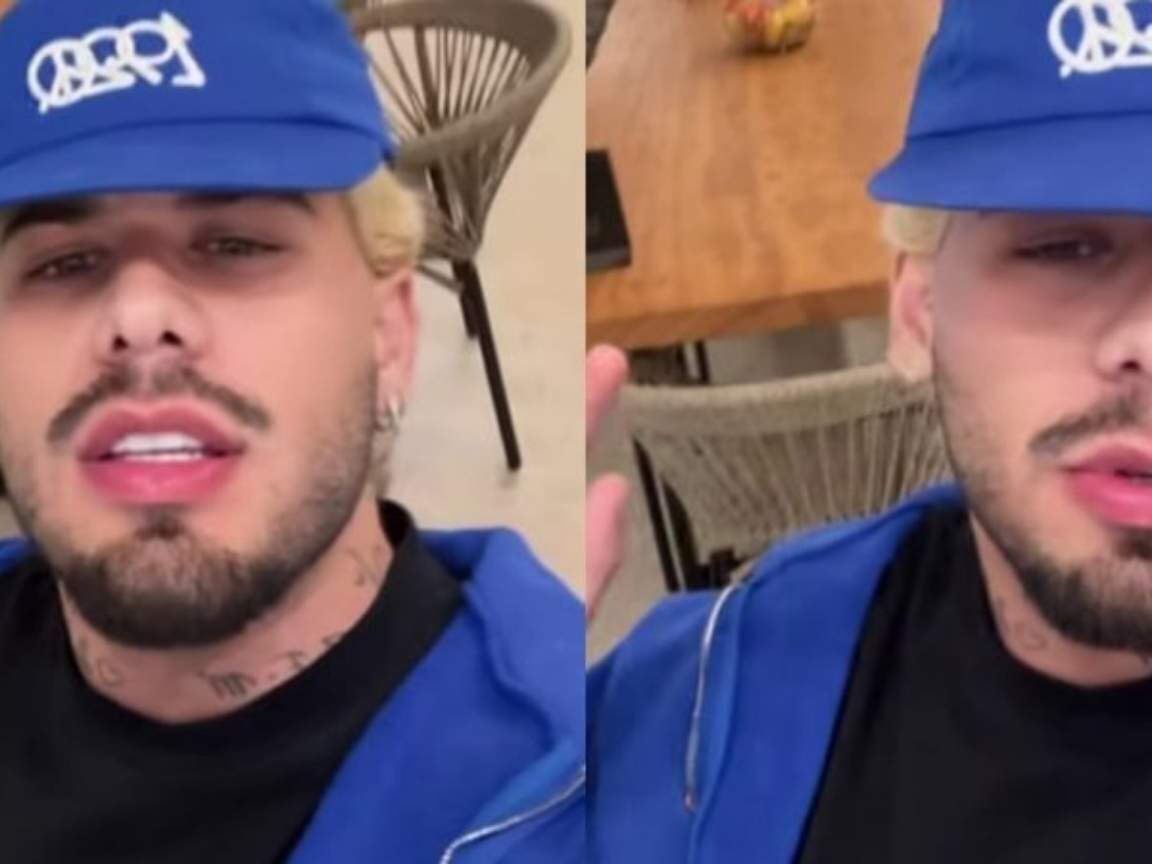 Zé Felipe sofre acidente com brinco e toalha e leva pontos na orelha