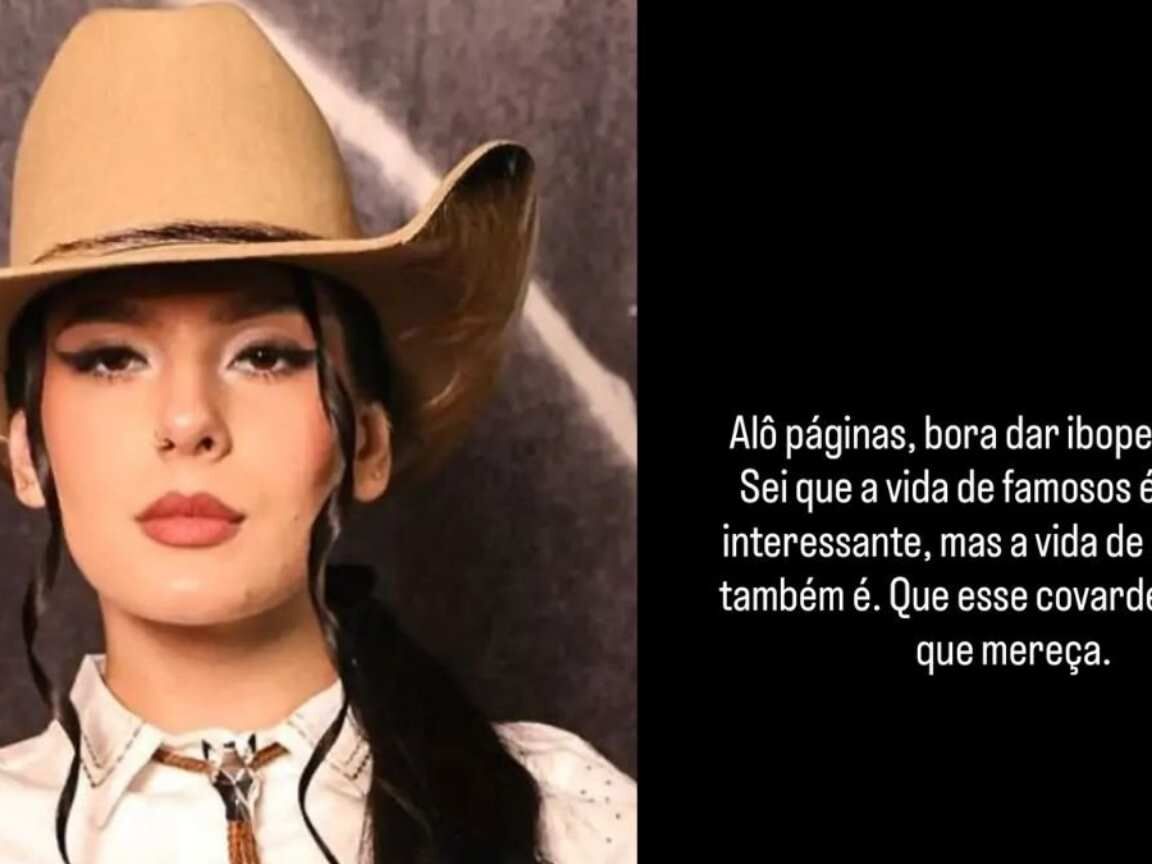 Ana Castela denuncia maus-tratos absurdos a cavalo e pede: 'Me ajudem a deixar esse covarde famoso'