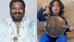 Neto de Arlindo Cruz, de 5 anos, se despede do avô em vídeo emocionante: 'Virou uma estrelinha'