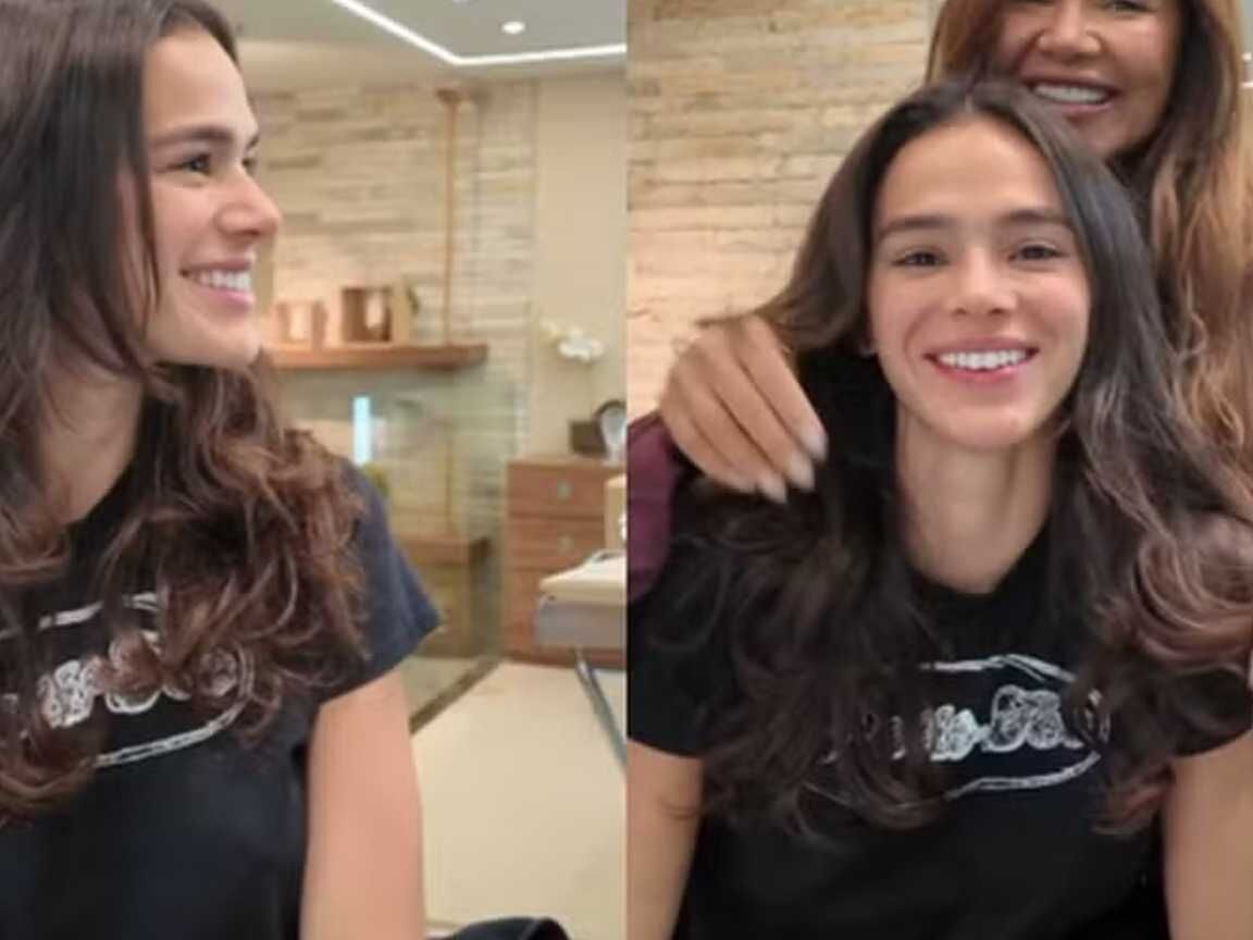 Bruna Marquezine usa 'baby tee' de ex, João Guilherme, e agita a web