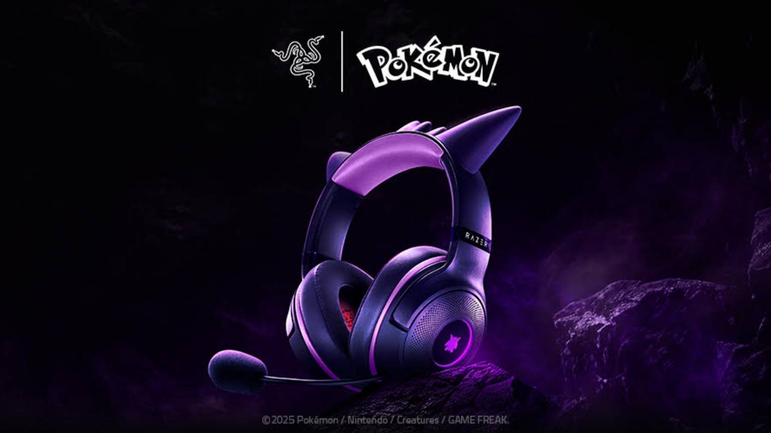Razer anuncia headset Kraken Kitty V2 com tema do Pokémon Gengar