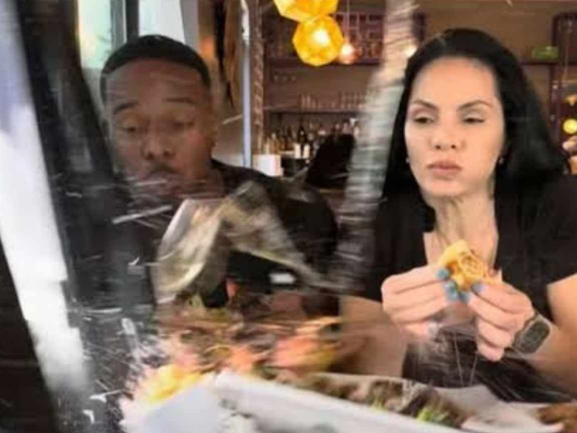 Influenciadores são atingidos por carro dentro de restaurante; vídeo do momento viraliza