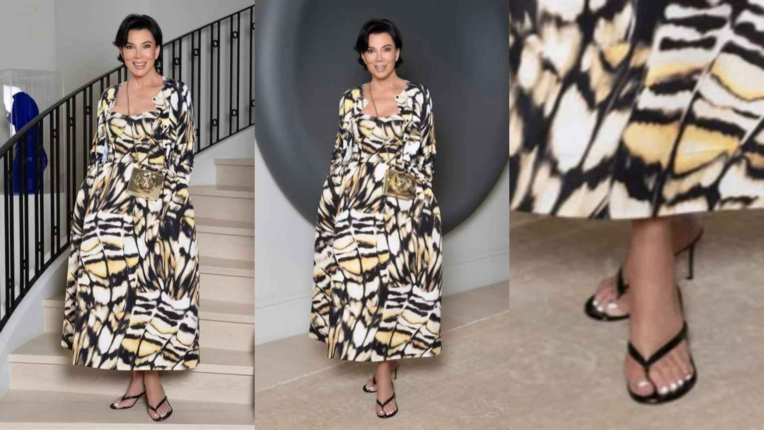 Kris Jenner é acusada de erro de Photoshop após foto em que parece ter seis dedos no pé