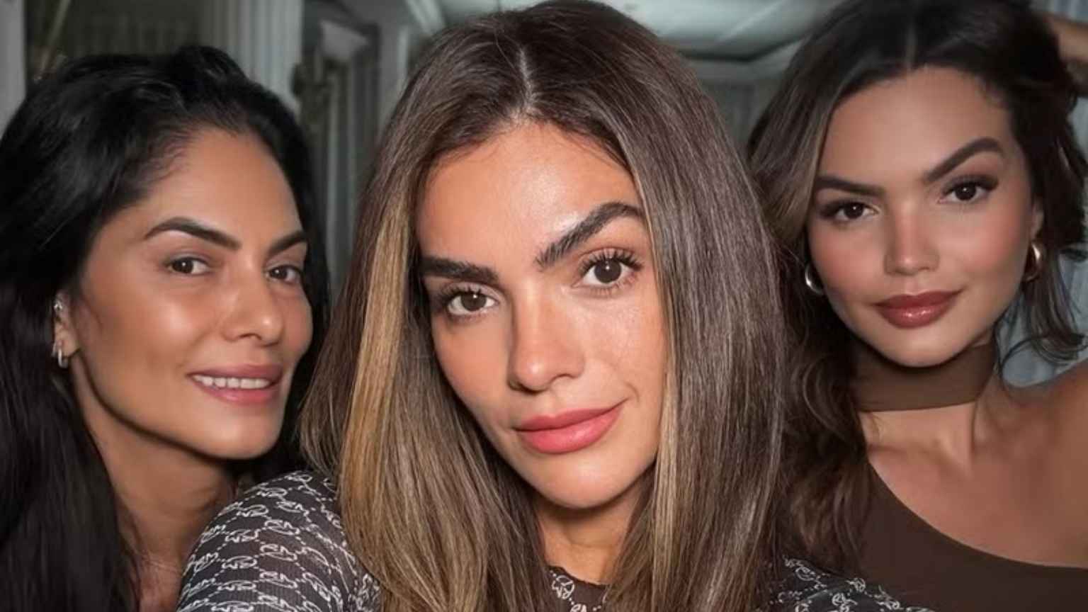 Kelly Key posta foto rara com a mãe e a filha, Suzanna Freitas, e celebra: 'Somos um clã'