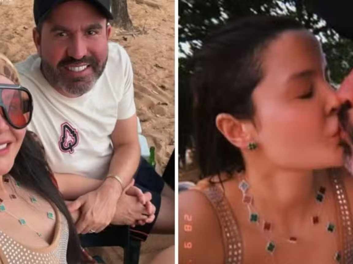 Maraísa curte praia no Tocantins com noivo e se declara: