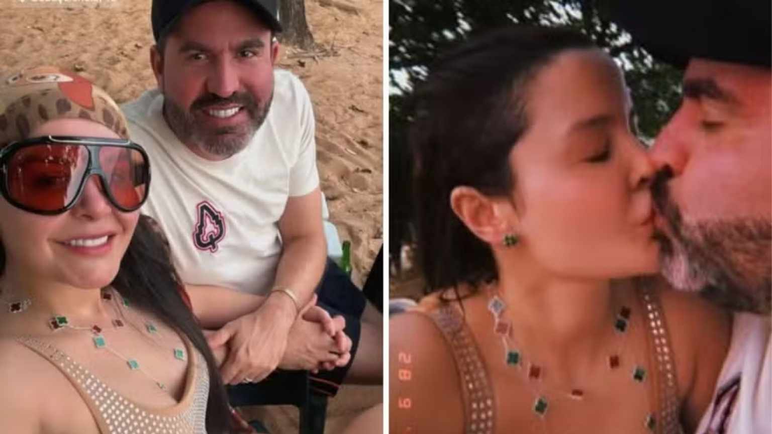 Maraísa curte praia no Tocantins com noivo e se declara: