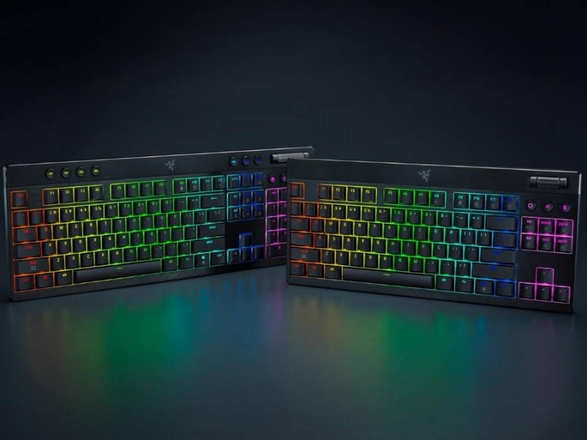 Razer anuncia novos teclados BlackWidow V4 low-profile com design mais fino