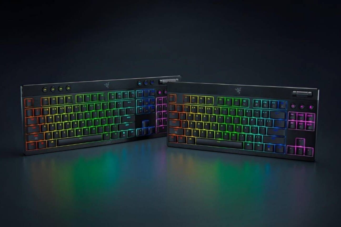 Razer anuncia novos teclados BlackWidow V4 low-profile com design mais fino