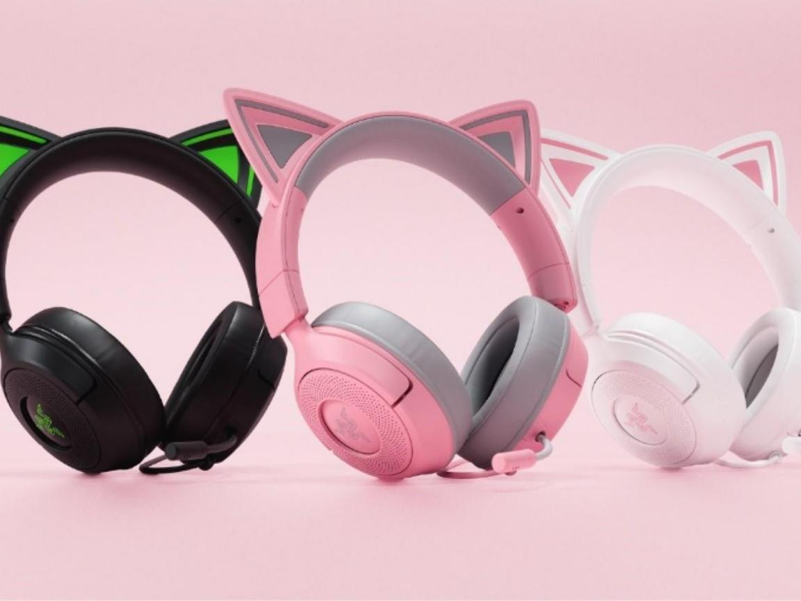Razer anuncia nova linha de headsets Kraken Kitty V3 com foco em multiplataforma