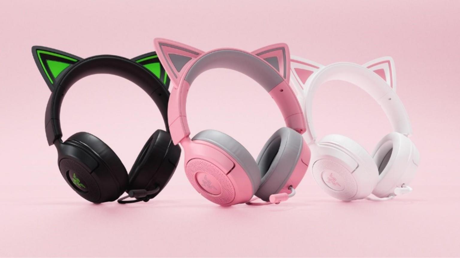 Razer anuncia nova linha de headsets Kraken Kitty V3 com foco em multiplataforma