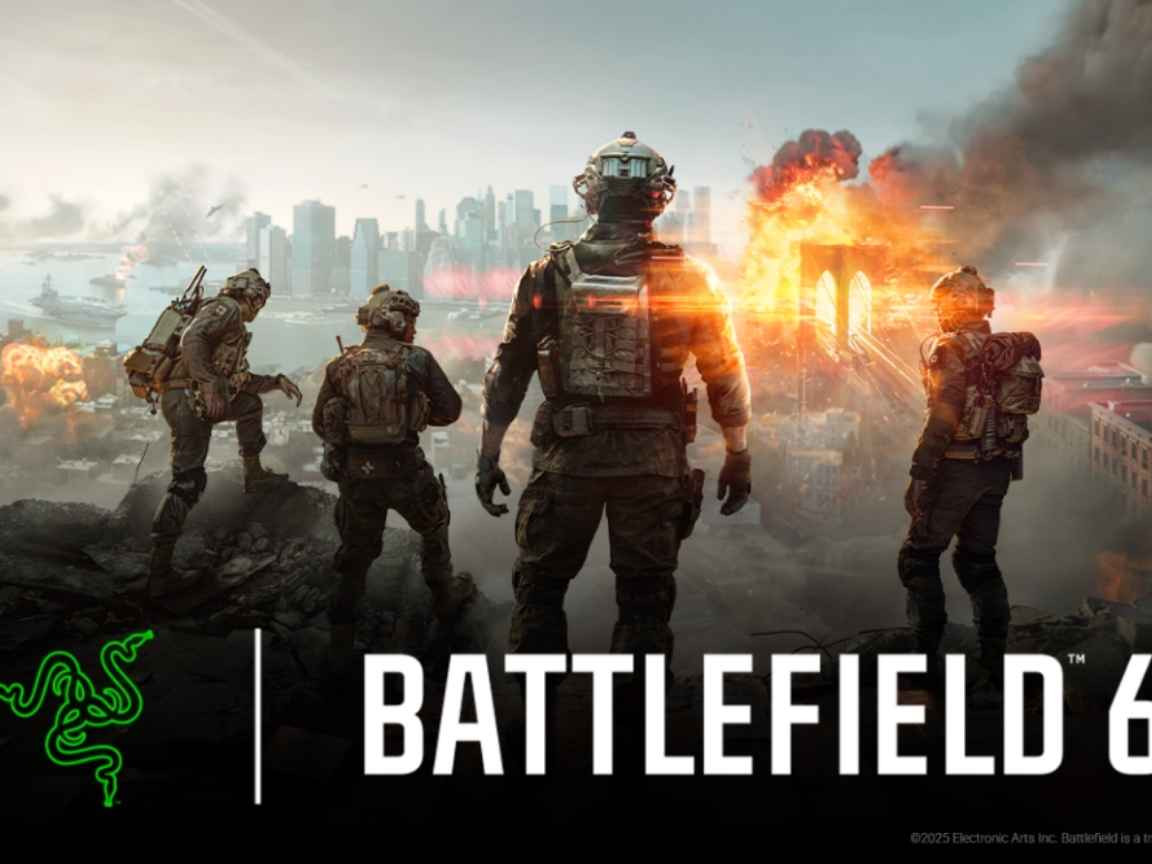 'Battlefield 6' terá imersão com haptics e luzes da Razer em parceria inédita