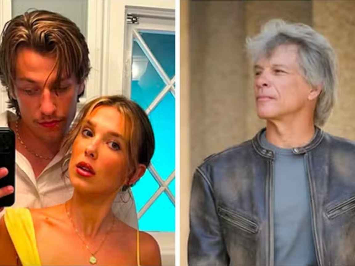 'É o nosso bebê', diz Jon Bon Jovi sobre neta com Millie Bobby Brown