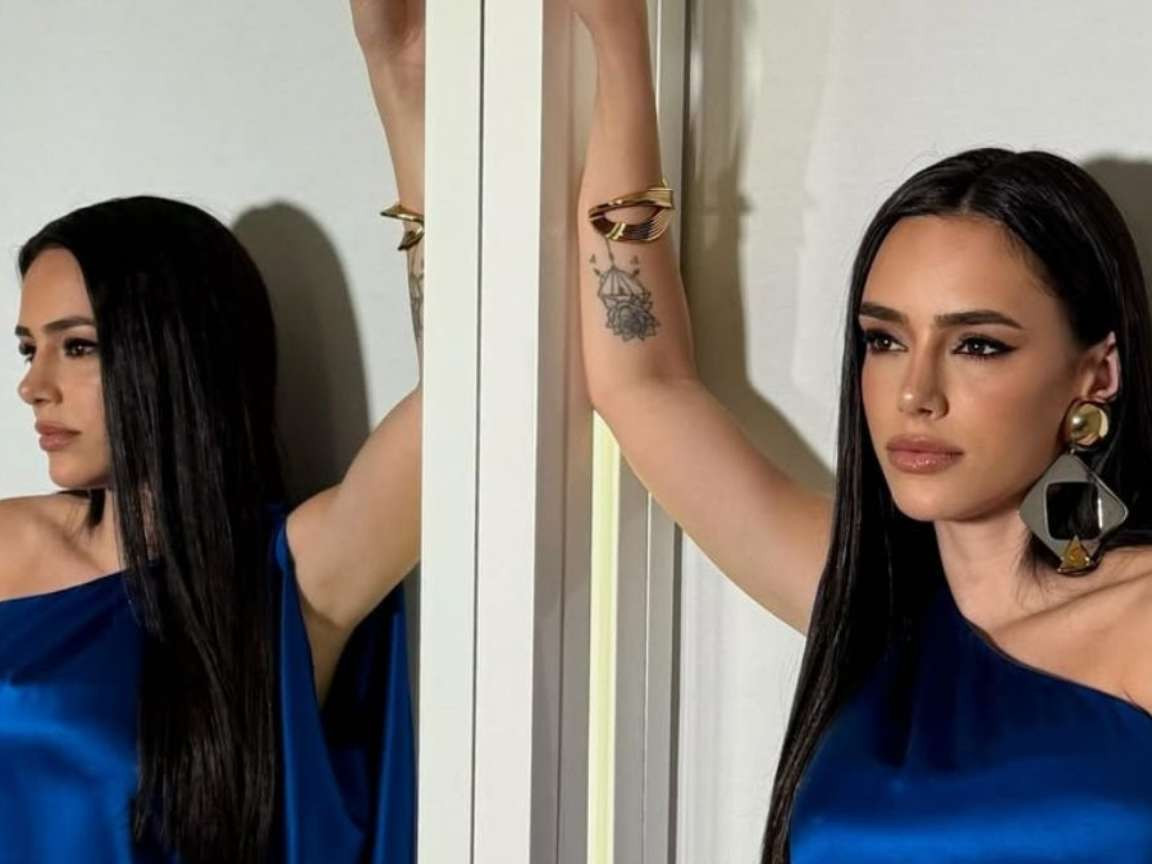 Bruna Biancardi, esposa de Neymar, usa look de grife de mais de R$ 33 mil