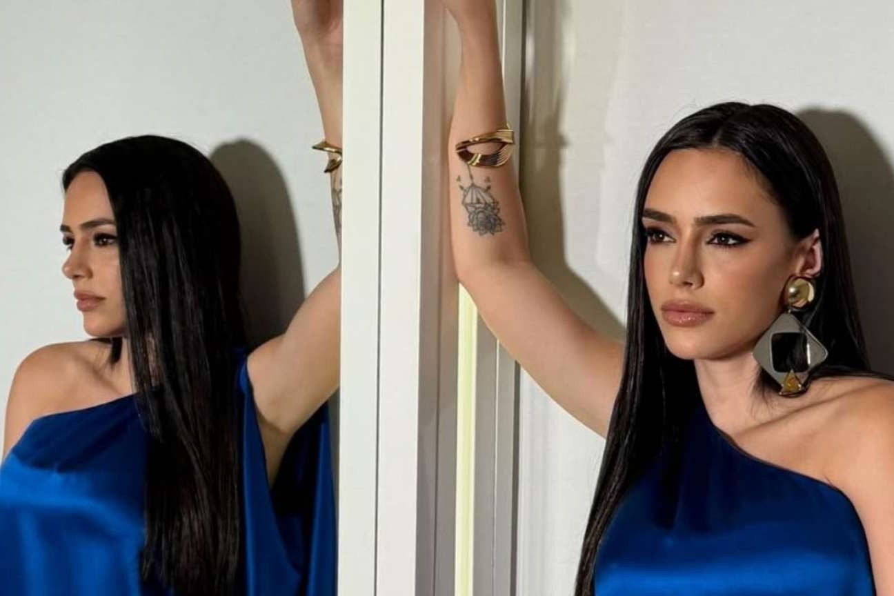 Bruna Biancardi, esposa de Neymar, usa look de grife de mais de R$ 33 mil