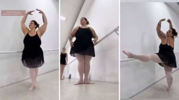 Thais Carla volta ao ballet após perder 60 kg com cirurgia bariátrica