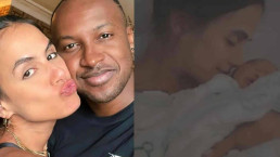 Carol Peixinho e Thiaguinho mostram nova foto do filho: 'Muito amor'