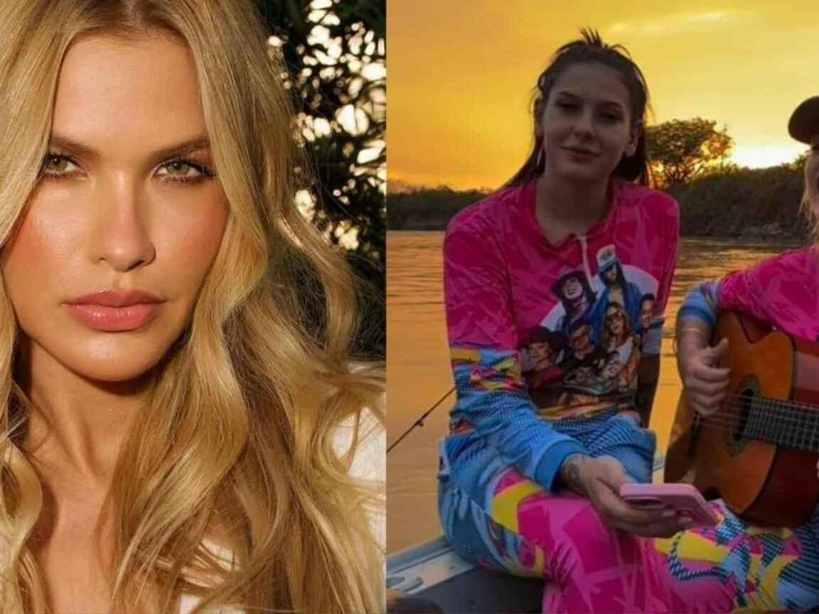 Andressa Suita reage à viagem de Ana Castela com Zé Felipe e Leonardo