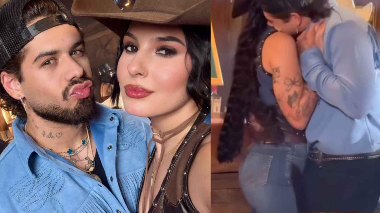 Ana Castela e Zé Felipe gravam juntos em clima de romance com bênção de Leonardo