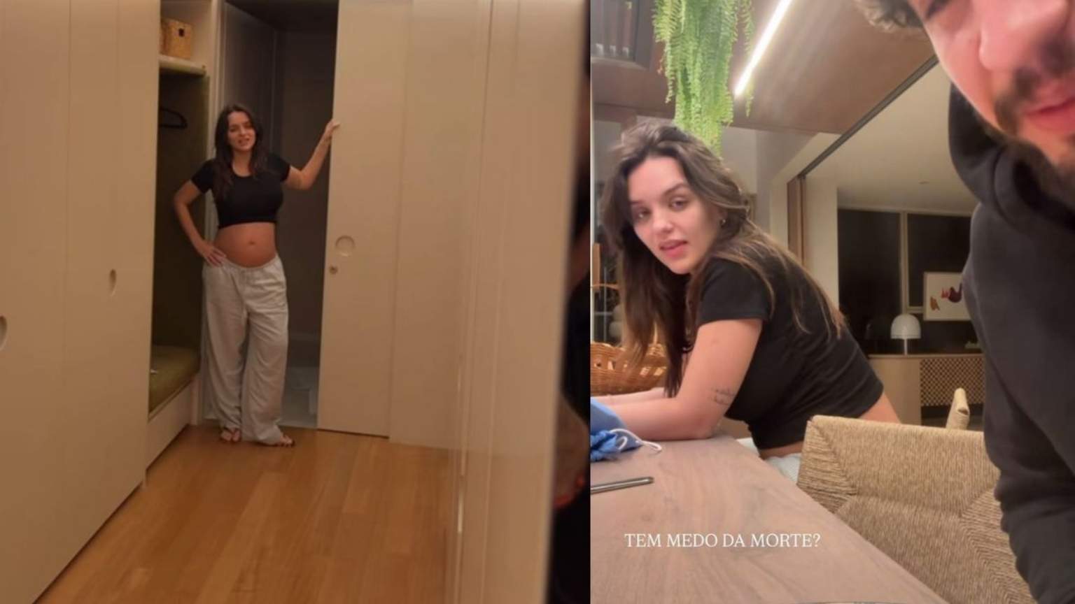 Rafa Kalimann cozinha de madrugada para atender 'desejo de gravidez' do namorado Nattan