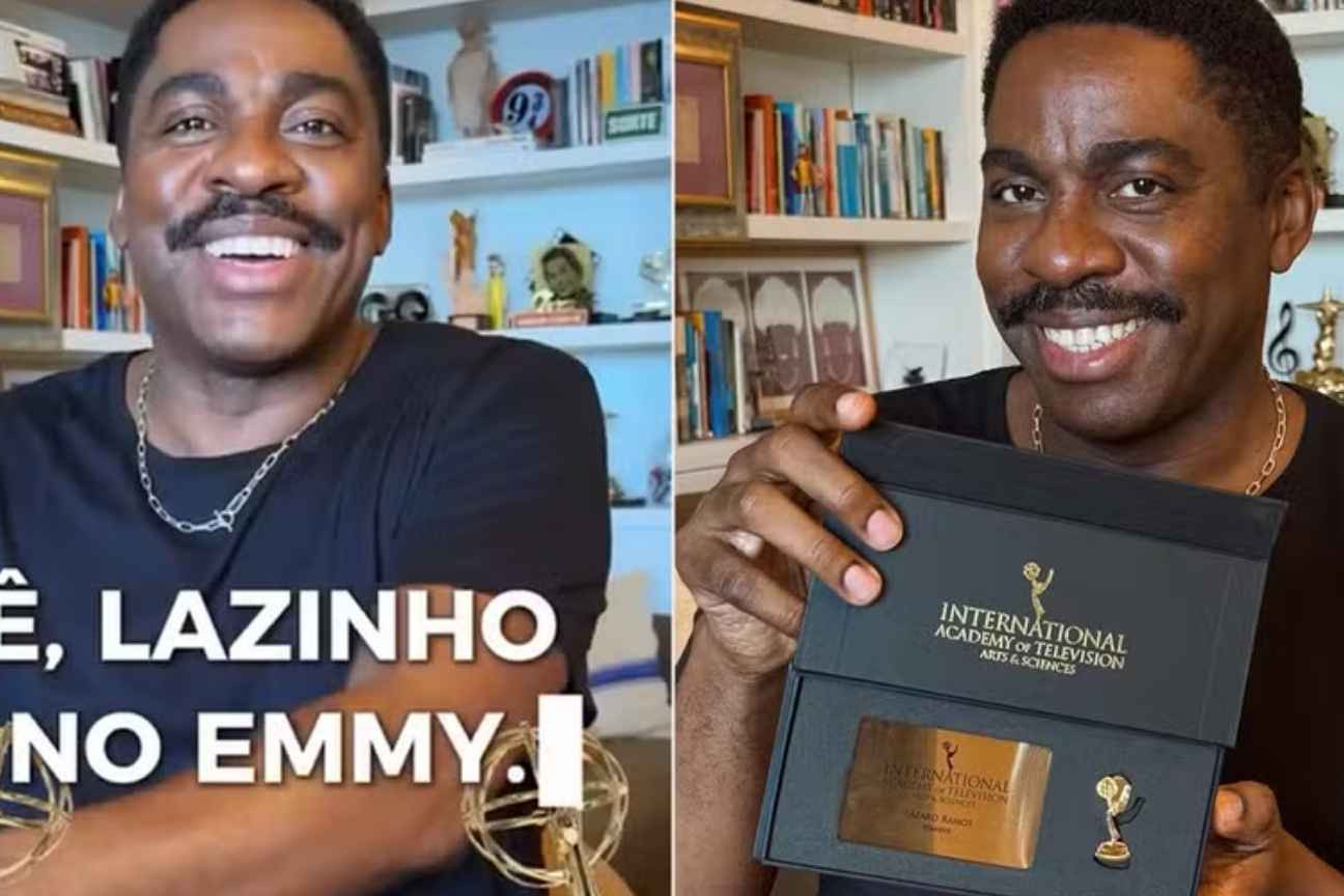 Lázaro Ramos celebra convite para se tornar membro da Academia do Emmy Internacional