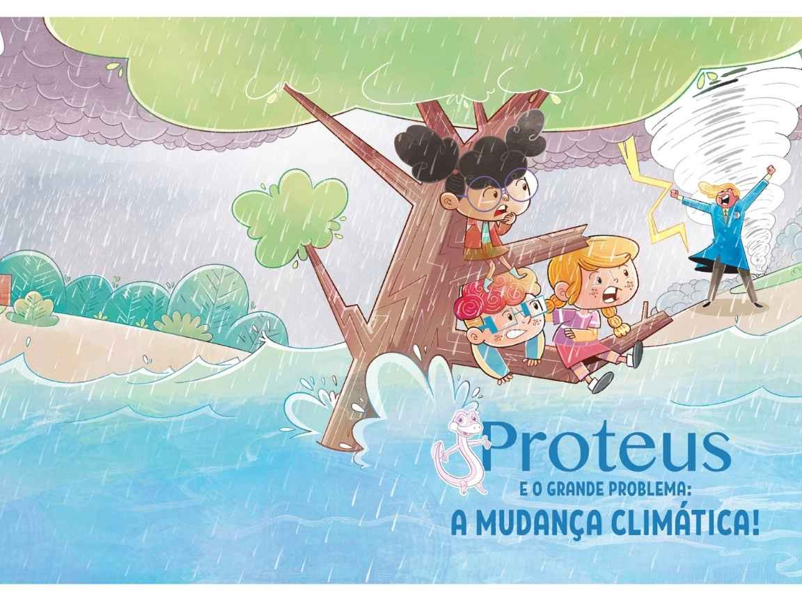 Dos criadores de 'Galinha Pintadinha', 'Proteus' ensina sobre mudança climática
