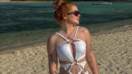 Viih Tube exibe corpo pós-cirurgias em maiô recortado e divide opiniões