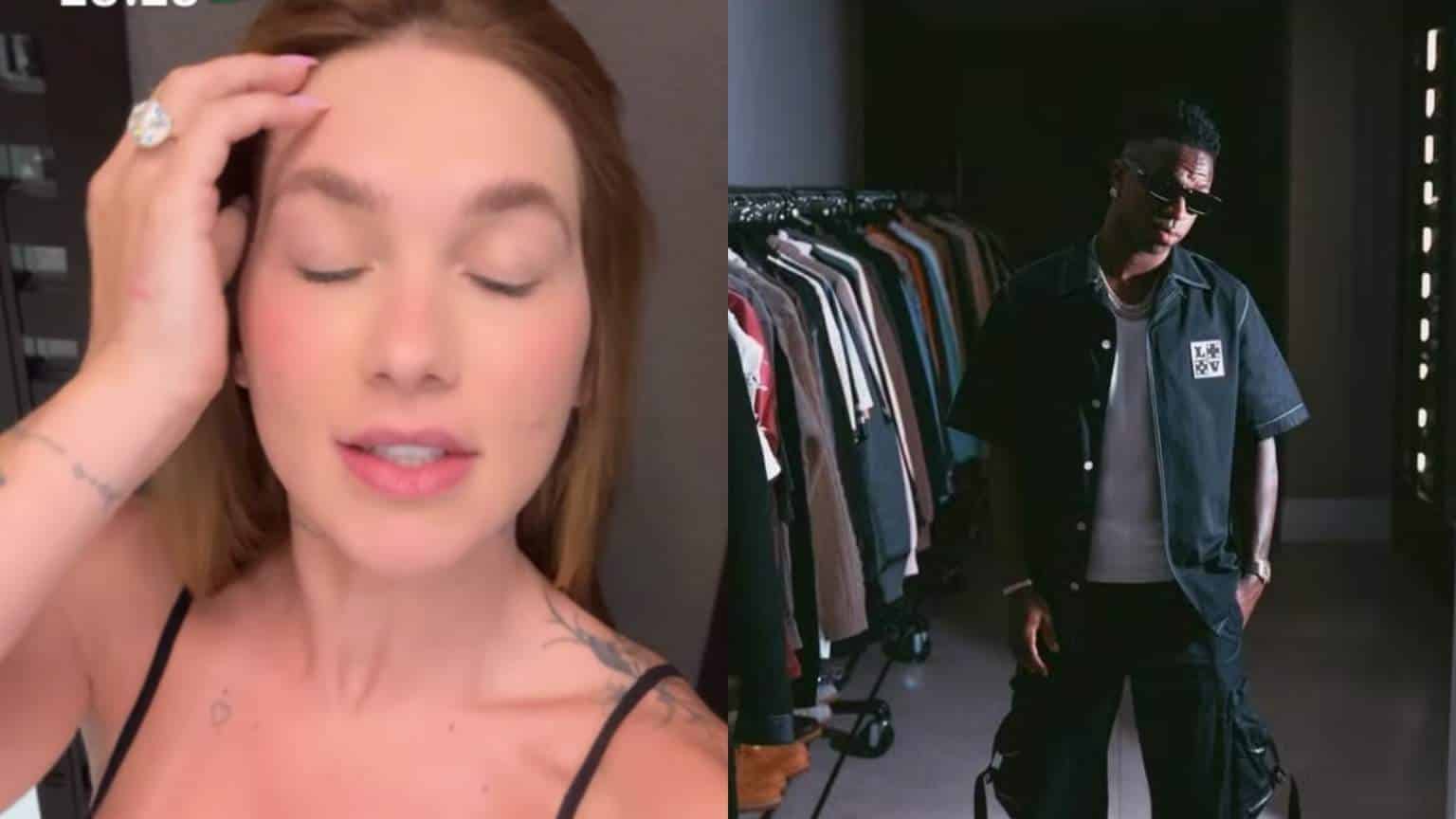 Virginia Fonseca posta vídeo em closet e fãs apontam ser da casa de Vini Jr.