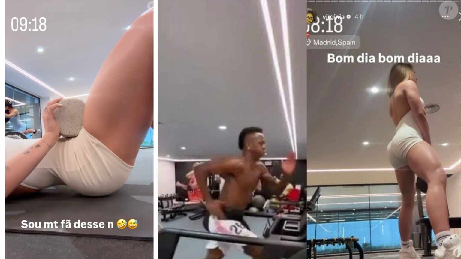 Virginia Fonseca viaja a Madrid e pode estar na casa de Vini Jr. após fotos em academia