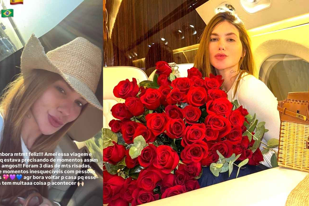 Após passeio de iate com Vini Jr., Virginia Fonseca ganha rosas vermelhas: 'Momentos inesquecíveis'