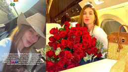 Após passeio de iate com Vini Jr., Virginia Fonseca ganha rosas vermelhas: 'Momentos inesquecíveis'