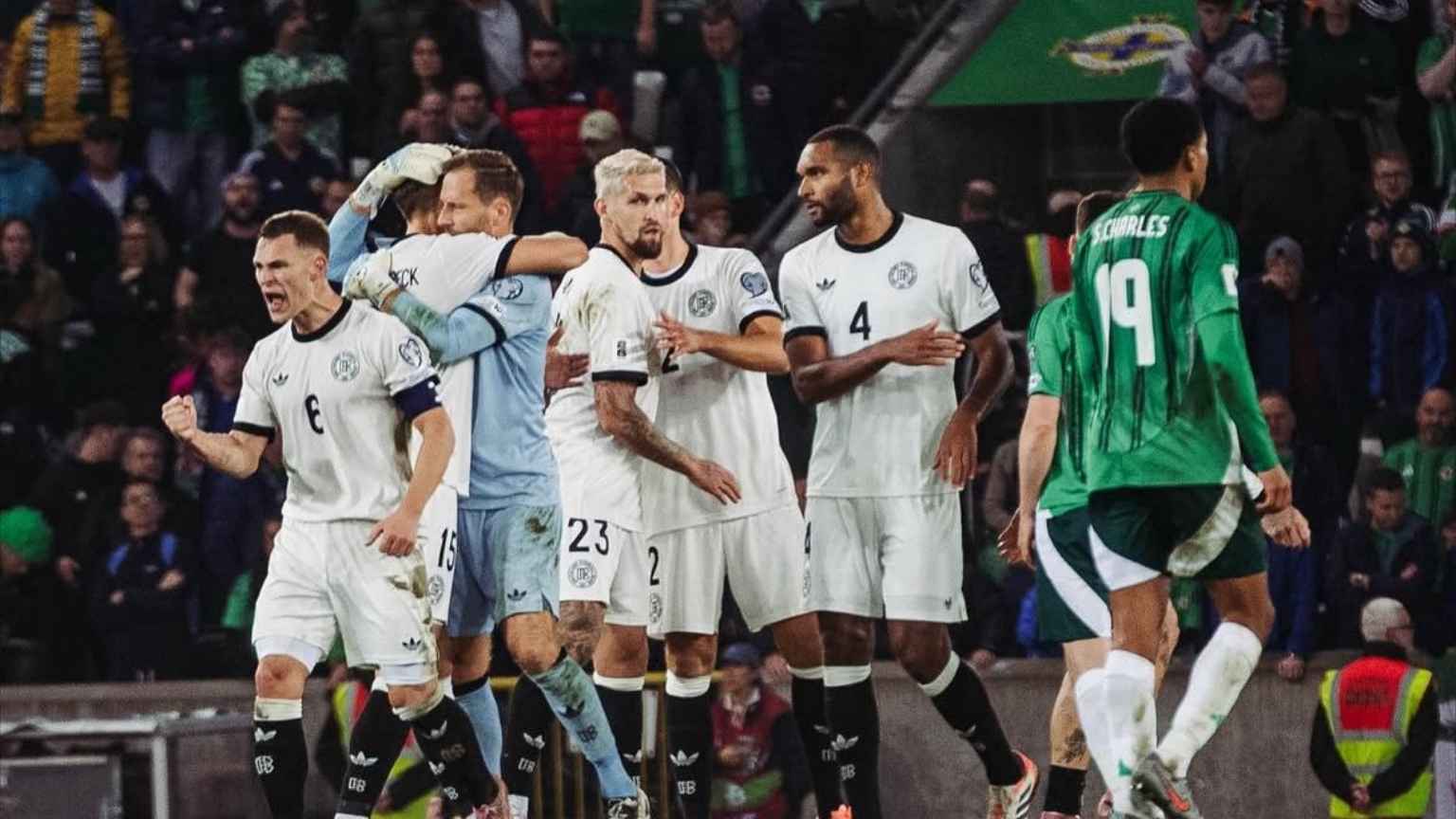 Eliminatórias copa 2026: Woltemade decide e Alemanha bate Irlanda do norte para manter a liderança