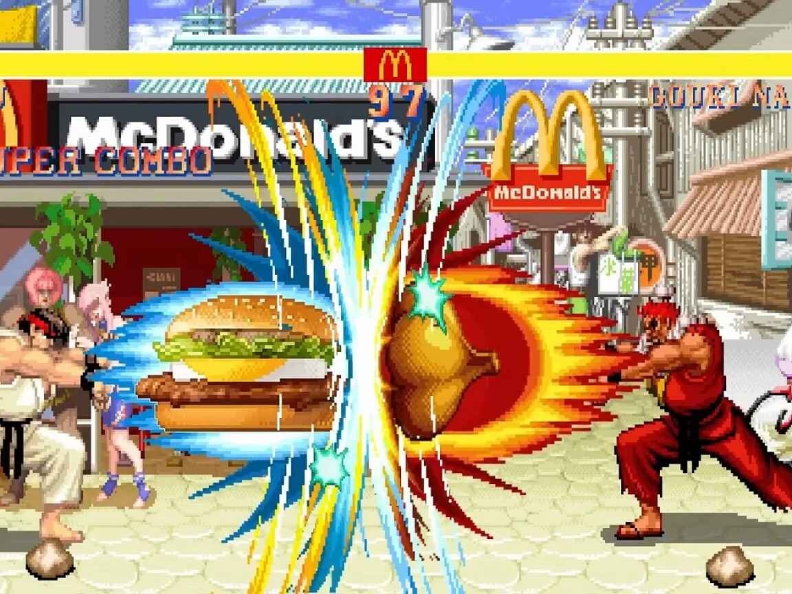 McDonald's do Japão lança lanches temáticos de 'Street Fighter 2'