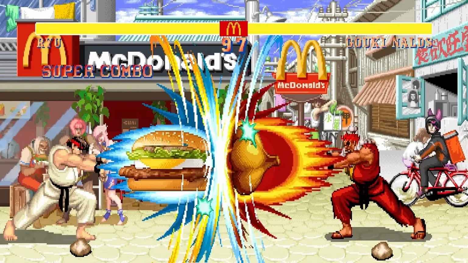 McDonald's do Japão lança lanches temáticos de 'Street Fighter 2'