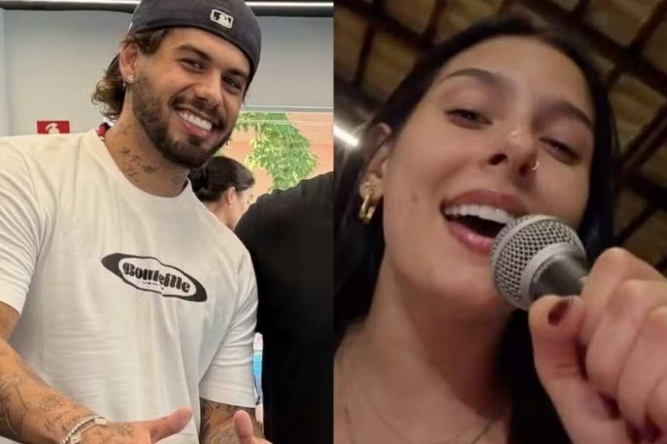 Zé Felipe e Ana Castela usam anéis iguais e fãs especulam namoro oficial