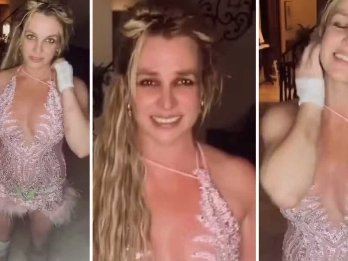 Britney Spears surge machucada, preocupa fãs e diz não saber se quebrou a perna
