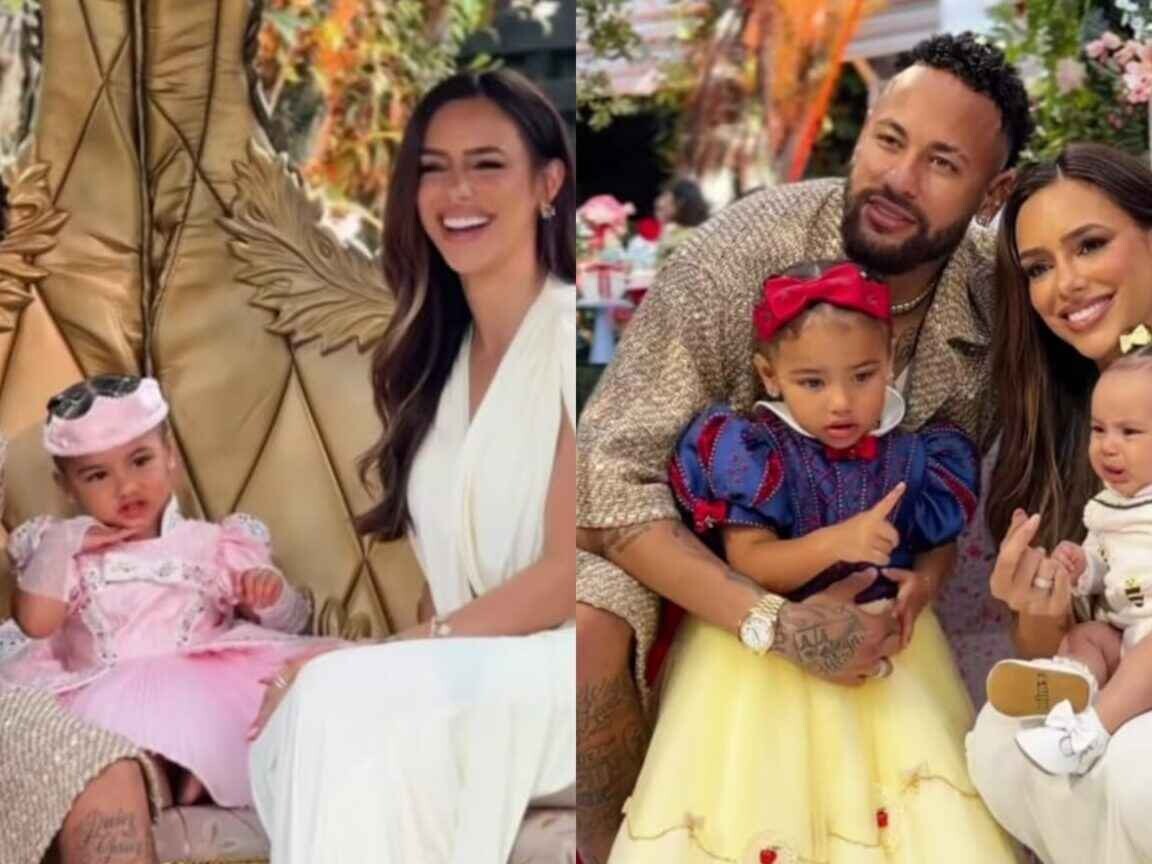 Bruna Biancardi e Neymar celebram os 2 anos da filha Mavie com festa de princesa