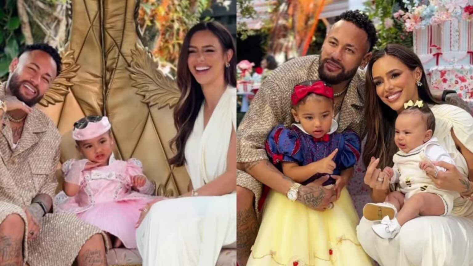 Bruna Biancardi e Neymar celebram os 2 anos da filha Mavie com festa de princesa