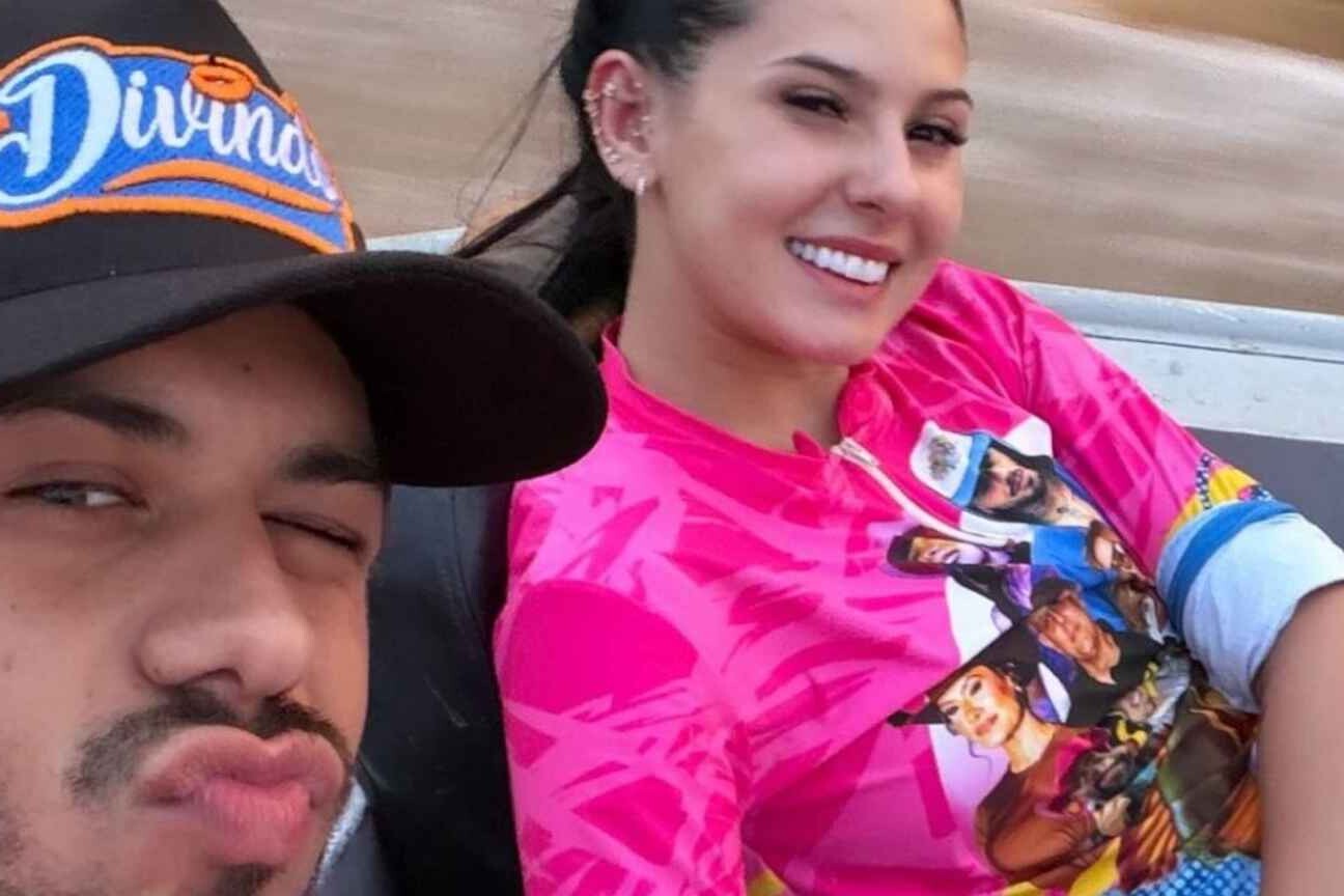 Zé Felipe conhece 'sogros' e toma café com os pais de Ana Castela